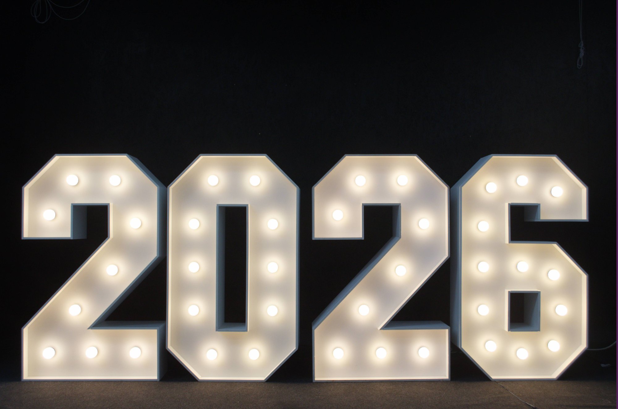 Leuchtende Zahlen 0–9 zum Aufstellen