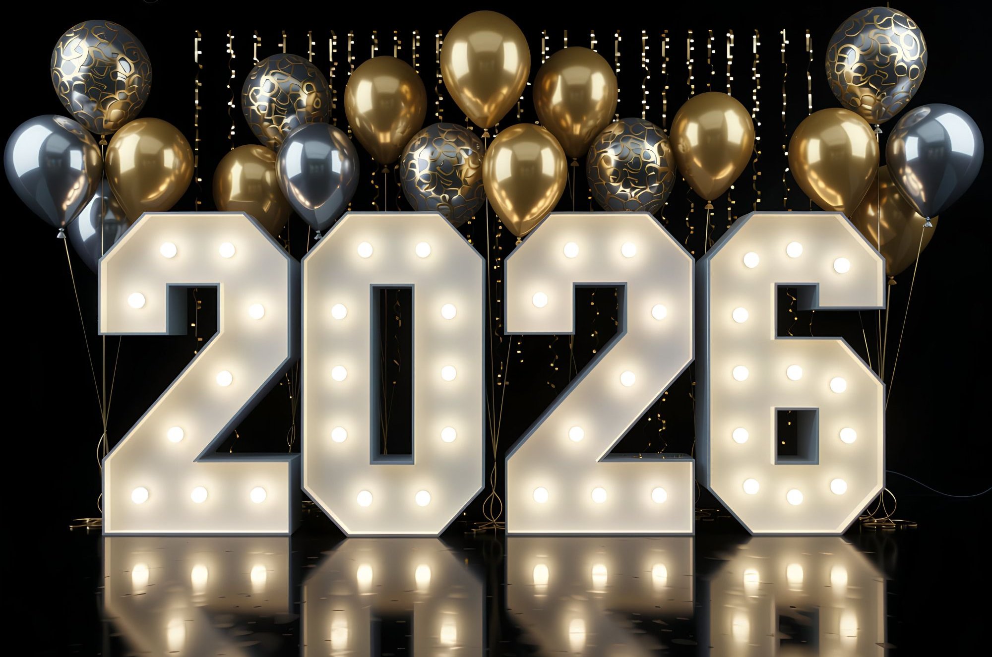 Leuchtende Zahlen 0&ndash;9 zum Aufstellen