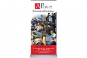 Roll-ups, Bannsysteme, Aufsteller
