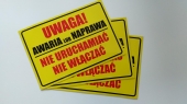 Informations- und Warnschilder