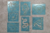 Wiederverwendbare Schablonen aus Kunststoff